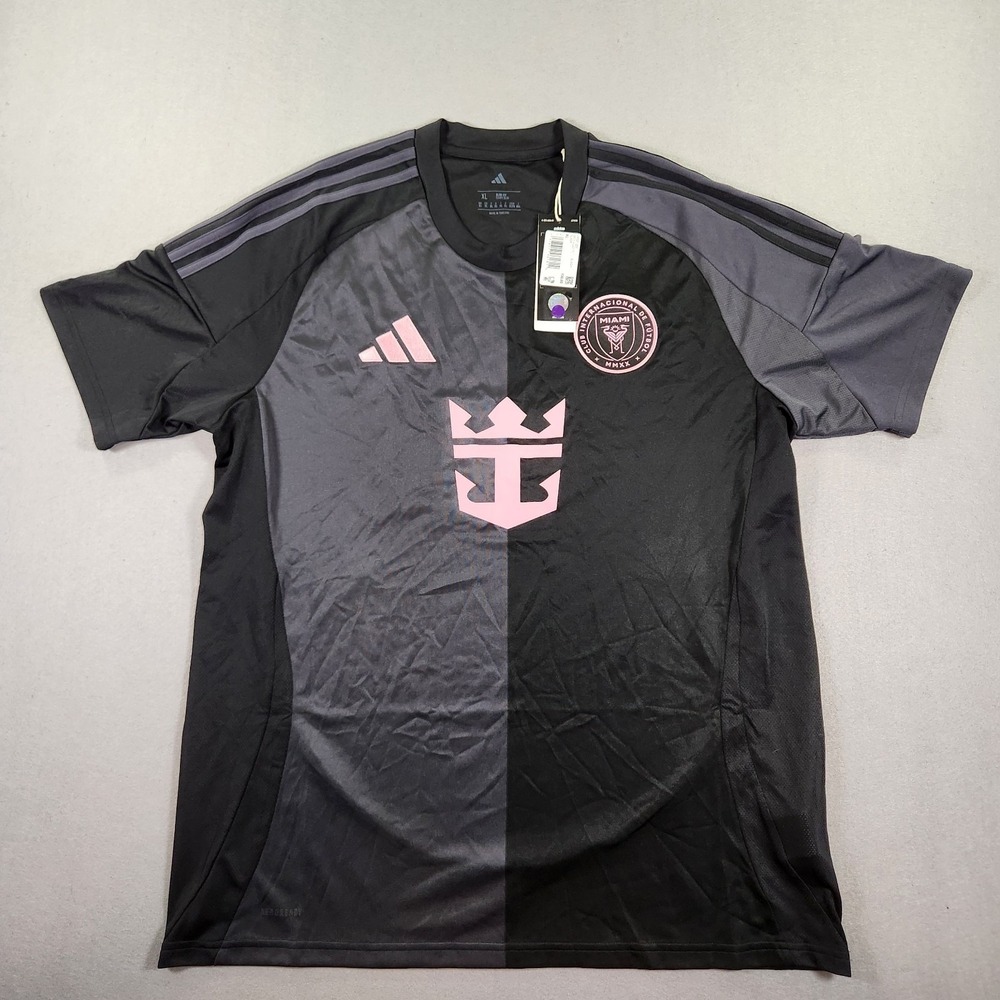 Adidas Inter Miami FC Black Lionel Messi 10 Jersey 2024 Soccer Men's XLarge NEW